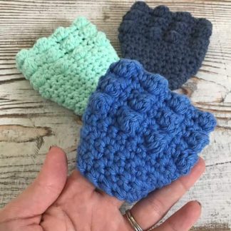 Finger Glove Face Scrubby || PATTERN ONLY